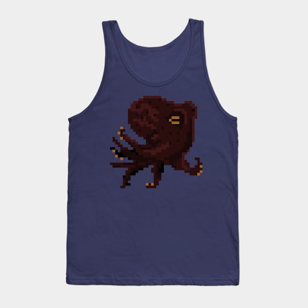 Octopus pixel Tank Top by ManicWax